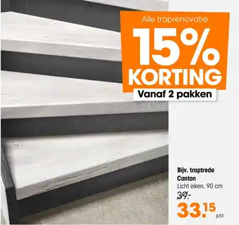 Kwantum Traptrede Canton aanbieding