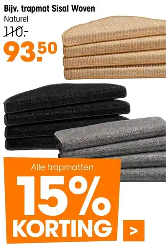 Kwantum Trapmat Sisal Woven aanbieding