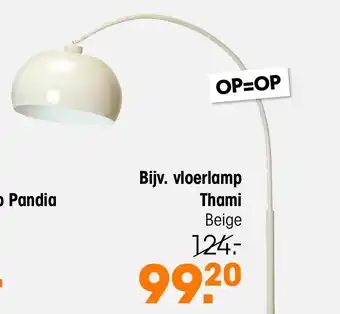 Kwantum Vloerlamp Thami aanbieding