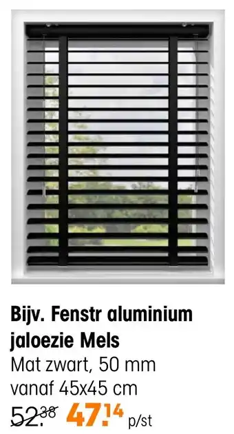 Kwantum Fenstr Aluminium Jaloezie Mels aanbieding