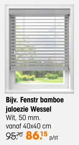 Kwantum Fenstr bamboe jaloezie Wessel aanbieding