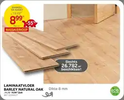 Brico Laminaatvloer barley natural oak aanbieding