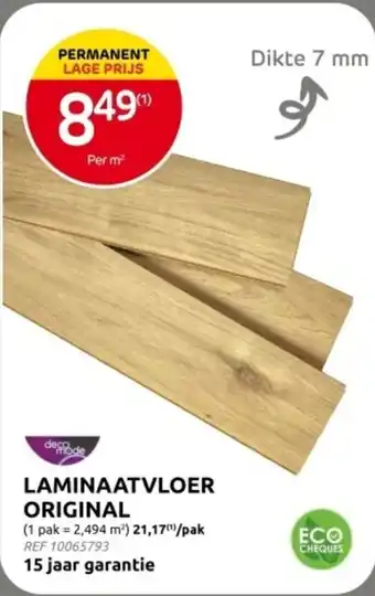 Brico Laminaatvloer original aanbieding