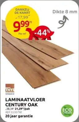 Brico Laminaatvloer century oak aanbieding