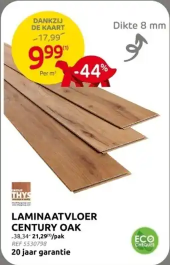 Brico Laminaatvloer century oak aanbieding