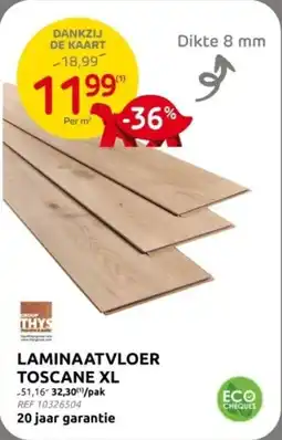 Brico Laminaatvloer Toscane XL aanbieding