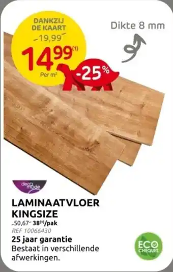 Brico Laminaatvloer Kingsize aanbieding