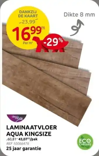 Brico Laminaatvloer Aqua Kingsize aanbieding