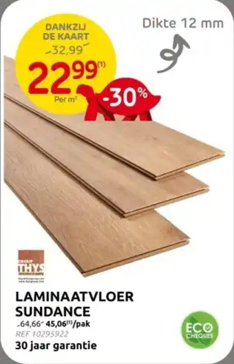 Brico Laminaatvloer sundance aanbieding