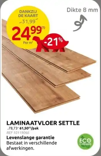 Brico Laminaatvloer settle aanbieding