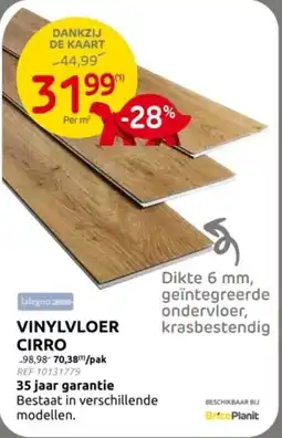 Brico Vinylvloer Cirro aanbieding