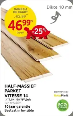 Brico Half massief parket Vitesse 14 aanbieding