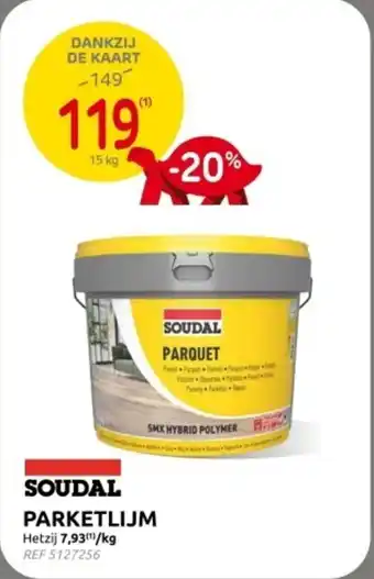 Brico Soudal Parketlijm aanbieding