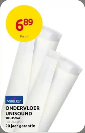 Brico Ondervloer Unisound aanbieding