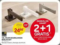 Brico Alle Paren Deurklinken Berlin Sencys aanbieding