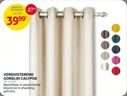 Brico Verduisterend Gordijn Calypso aanbieding