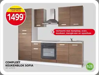 Brico Compleet Keukenblok Sofia aanbieding