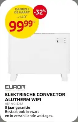 Brico Eurom Elektrische Convector alutherm wifi aanbieding