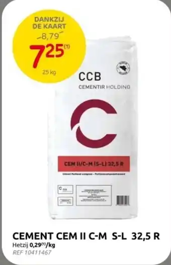 Brico CCB CEMENTIR HOLDING aanbieding