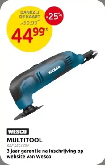 Brico Wesco Multitool aanbieding