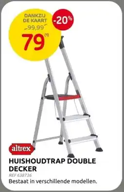 Brico Altrex Huishoudtrap Double Decker aanbieding