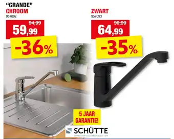 Hubo Grande chroom aanbieding