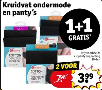 Kruidvat Kruidvat ondermode en panty's aanbieding