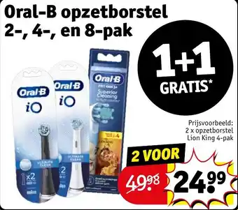 Kruidvat Oral-B opzetborstel aanbieding