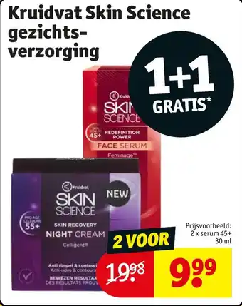 Kruidvat Kruidvat skin science gezichts verzorging aanbieding