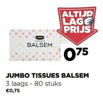 Jumbo Jumbo tissues balsem aanbieding