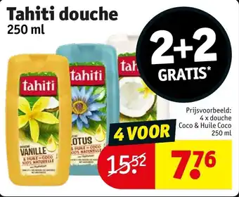 Kruidvat Tahiti douche aanbieding