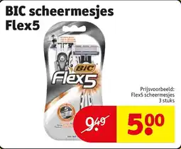 Kruidvat BIC scheermesjes Flex5 aanbieding