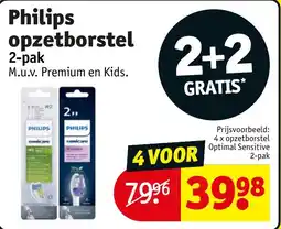 Kruidvat Philips opzetborstel aanbieding