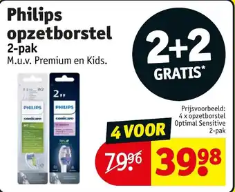 Kruidvat Philips opzetborstel aanbieding