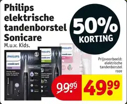 Kruidvat Philips elektrische tandenborstel sonicare aanbieding