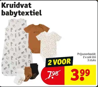 Kruidvat Kruidvat babytextiel aanbieding