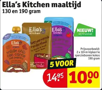 Kruidvat Ella's kitchen maaltijd aanbieding