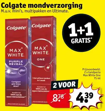 Kruidvat Colgate mondverzorging aanbieding