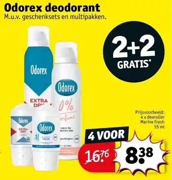 Kruidvat Odorex deodorant aanbieding