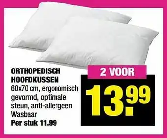 Orthopedisch hoofdkussen