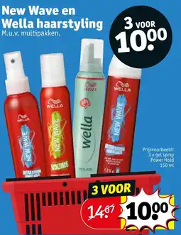 Kruidvat New wave en wella haarstyling aanbieding