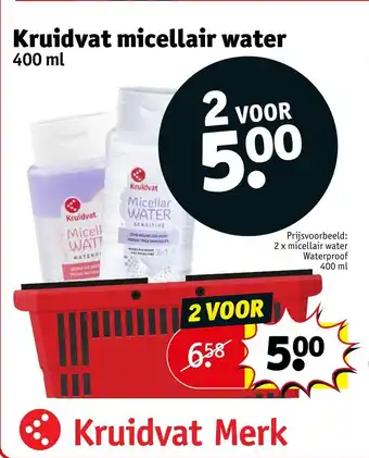 Kruidvat Kruidvat micellair water aanbieding