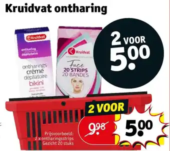 Kruidvat Kruidvat ontharing aanbieding