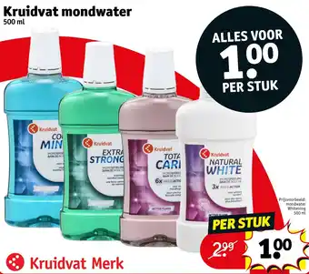 Kruidvat Kruidvat mondwater aanbieding