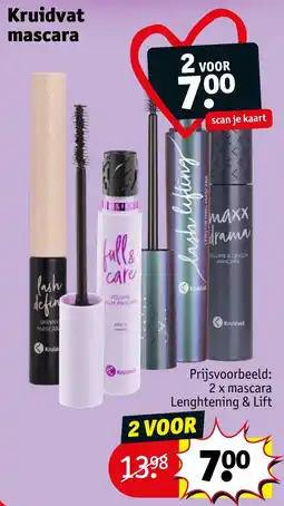 Kruidvat Kruidvat mascara aanbieding