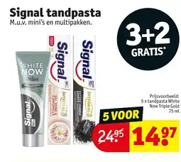 Kruidvat Signal tandpasta aanbieding