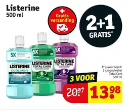Kruidvat Listerine aanbieding