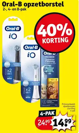 Kruidvat Oral-B opzetborstel aanbieding