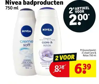 Kruidvat Nivea badproducten aanbieding