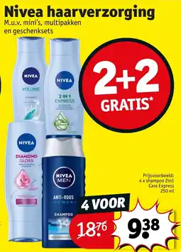 Kruidvat Nivea haarverzorging aanbieding